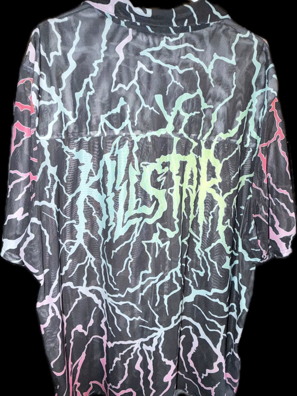 Killstar Dawn Light Mesh Shirt and Glamor Perfection Flares - Picture 6 of 11
